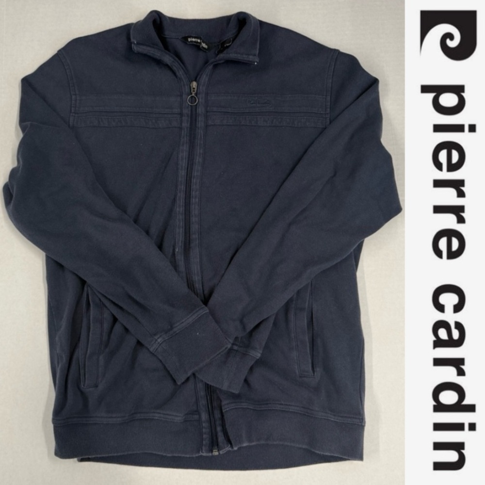Pierre Cardin Dark Blue Zip-Up Sweater